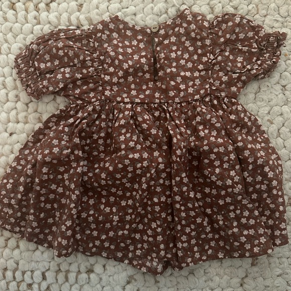 Rylee + Cru Brown Floral Dress - Picture 3 of 3